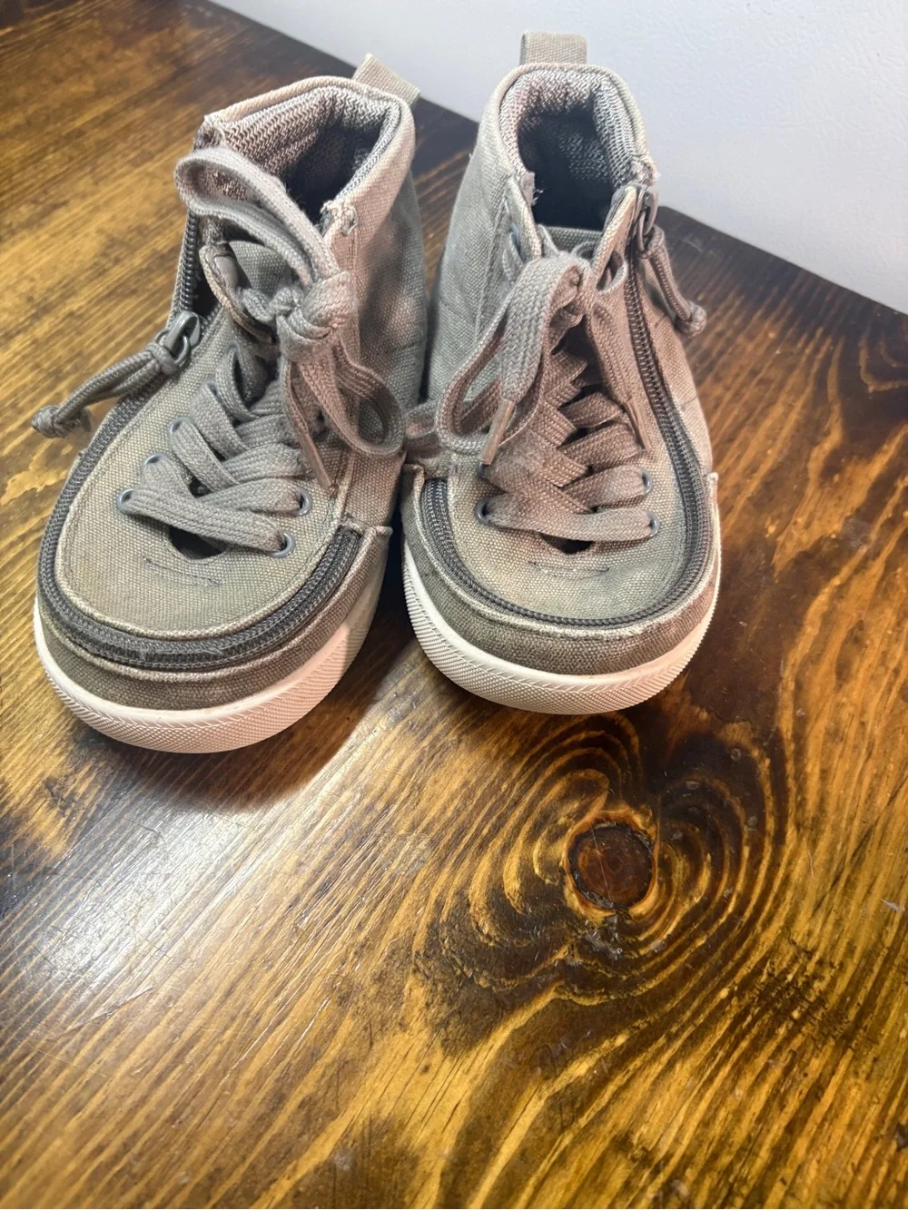 Billy Gray Zip Around Sneakers Kids Size 11 Extra Wide